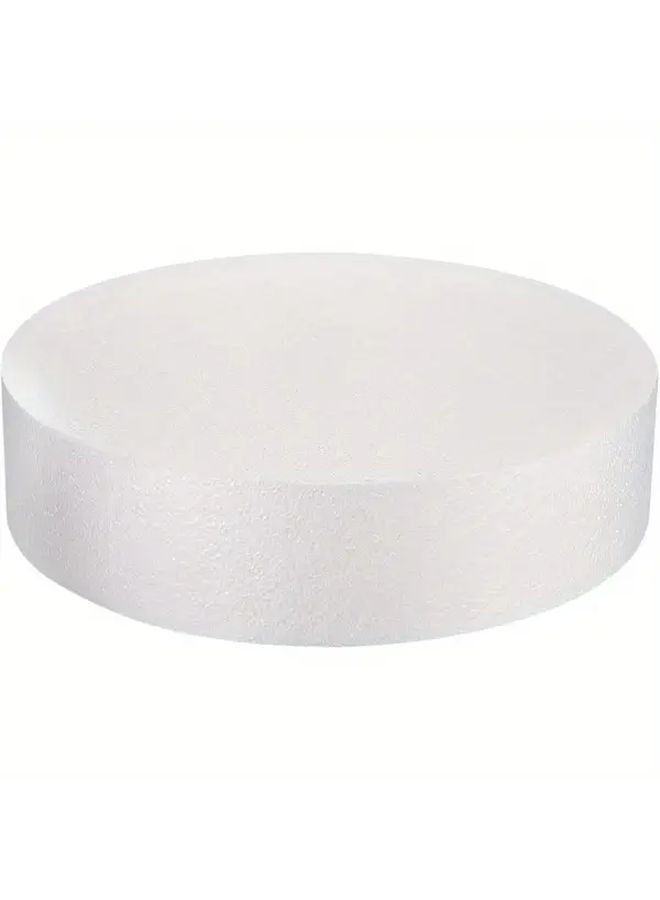 4 Inch x 16 Inch Round Foam Cake Dummy For Wedding Birthday Crafts Window Display - Image 3
