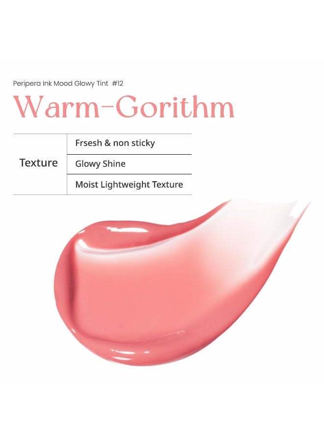 Peripera Glossy Ink Mood Glowy Tint Peritage Collection 012 Warm-Gorithm - Image 2