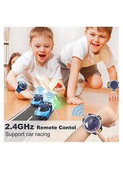 Y&D Car Watch Toys, DMG Remote Control Toy, Usb Charging Cartoon Rc Small Car, with 2.4ghz Wrist Control, Mini Toys for Boys and Girls  - Image 3