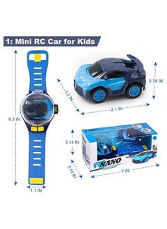 Y&D Car Watch Toys, DMG Remote Control Toy, Usb Charging Cartoon Rc Small Car, with 2.4ghz Wrist Control, Mini Toys for Boys and Girls  - Image 5