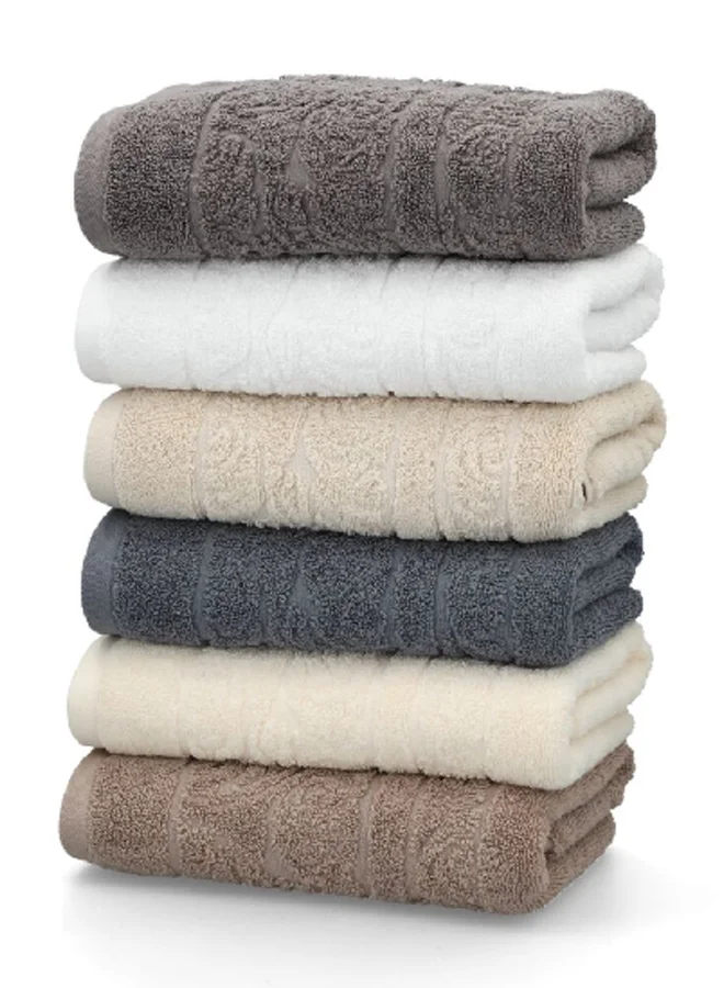 Cannon Jacquard Bath Towel Dark Grey 70 x 140 cm CN JE70X140-DBLUE