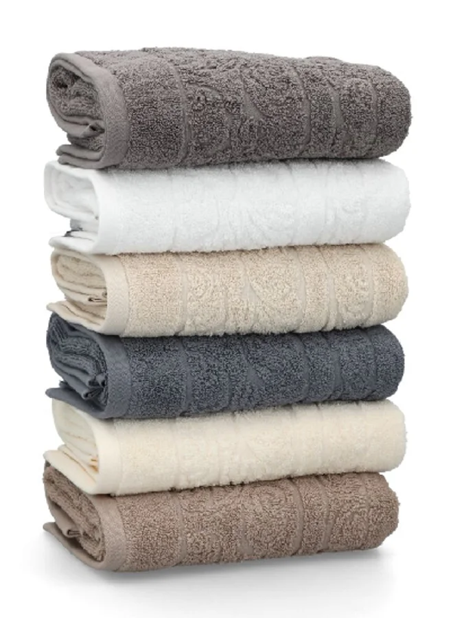 Cannon Jacquard Bath Towel Dark Grey 70 x 140 cm CN JE70X140-DBLUE