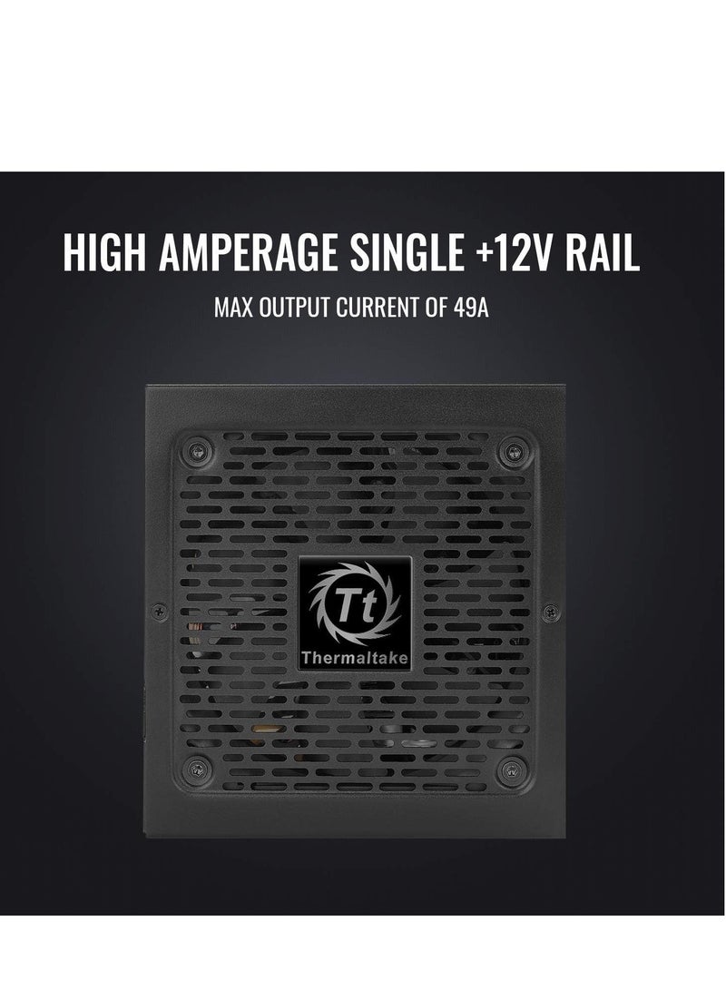 Thermaltake Toughpower GX2 80+ Gold 600W SLI/Crossfire Ready Continuous Power ATX 12V V2.4/EPS V2.92 Non Modular Power Supply 5 Year Warranty PS-TPD-0600NNFAGU-2 - Image 3