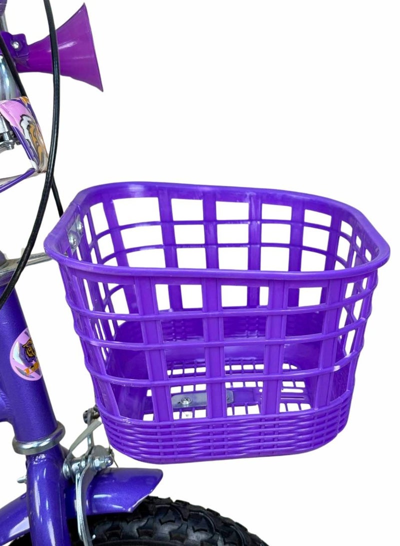 تايجر دراجة أطفال تايجر 12 بوصة مع سلة أمامية وكرسي خلفي – مناسبة للأعمار 2 إلى 5 سنوات - Image 3