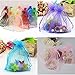 SAOYOAS 100Pcs 4x6 inch Organza Bags Bulk Drawstring Organza Jewelry Pouches Wedding Party Christmas Favor Gift Bag for Festival Party Jewelry Bathroom Soaps Pouches Gift Bags Multicolor - Image 4