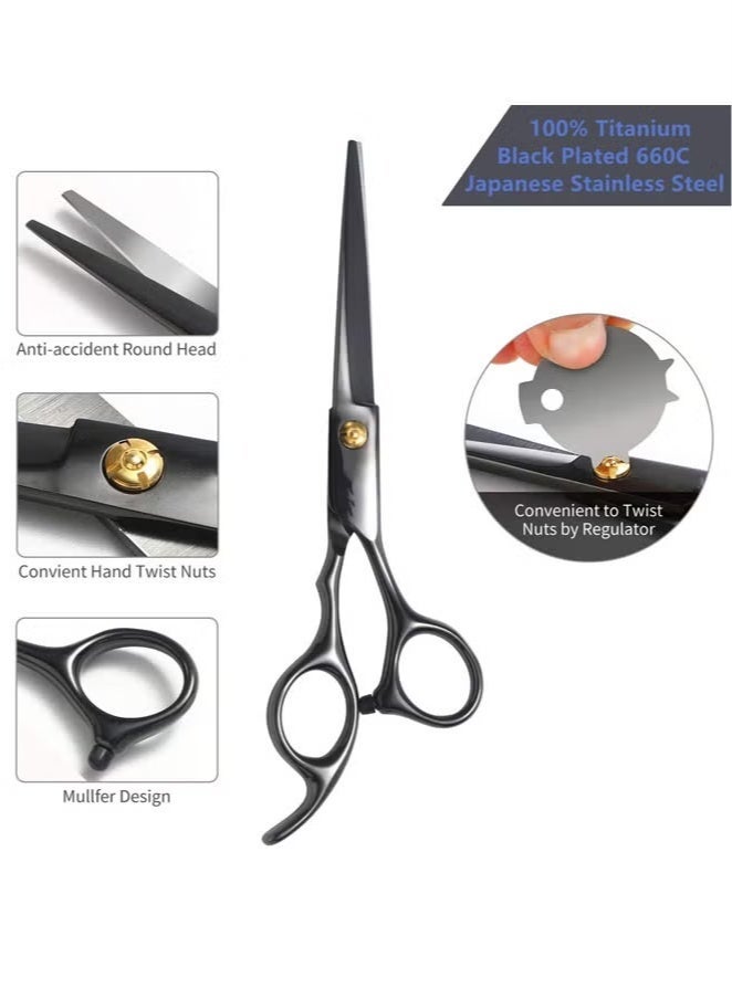 مقص الشعر ، مقص الشعر المهنية عدة ، مقص الشعر مع مقص الشعر ، مقص قص الشعر مزيج صالون للرجال والنساء الحيوانات الأليفة المقص - Image 4