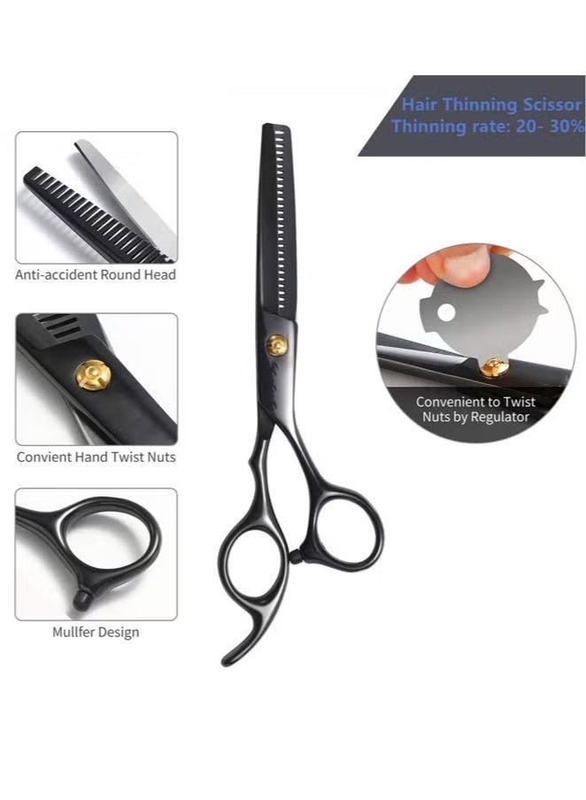 مقص الشعر ، مقص الشعر المهنية عدة ، مقص الشعر مع مقص الشعر ، مقص قص الشعر مزيج صالون للرجال والنساء الحيوانات الأليفة المقص - Image 5