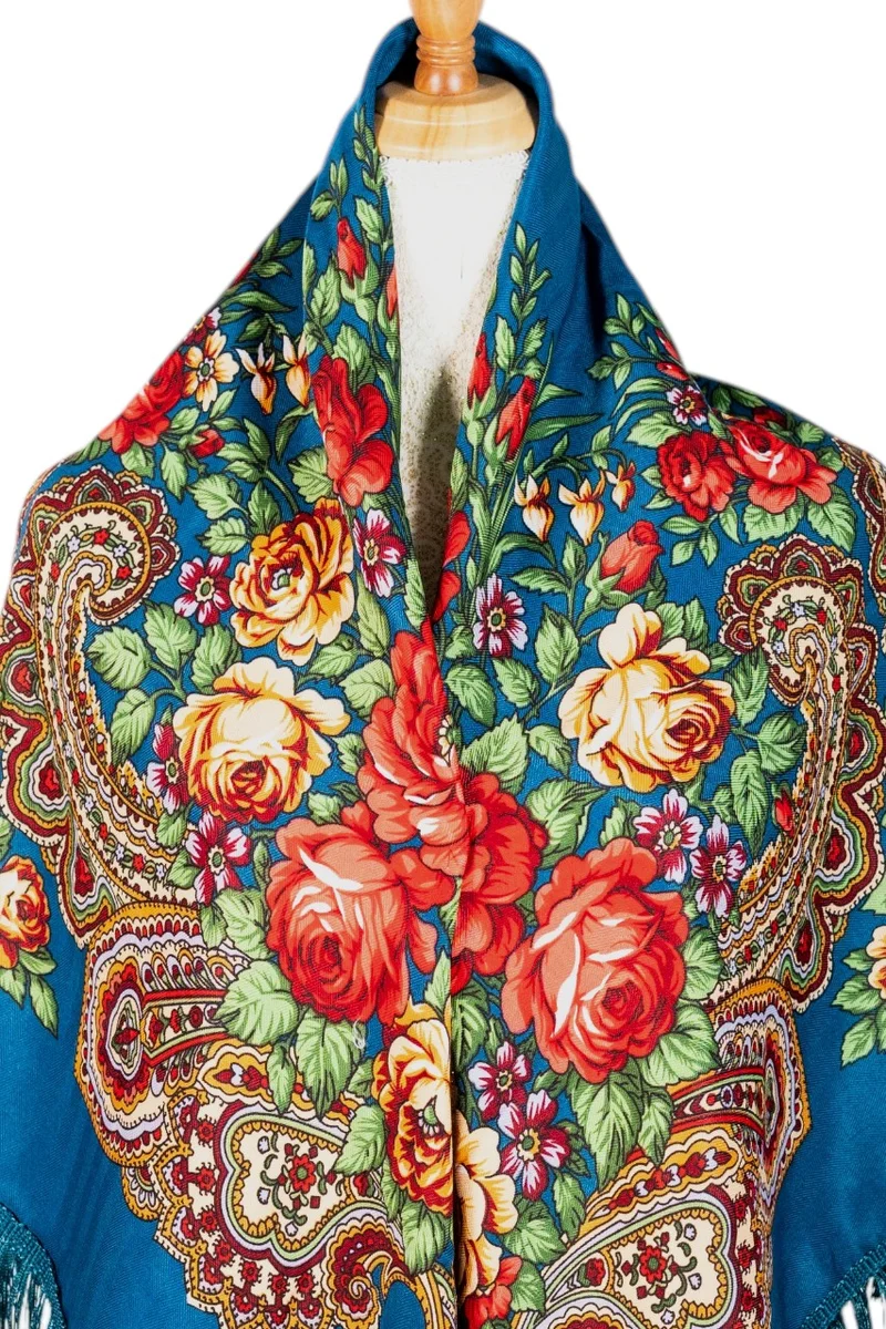 دىدانيالا Angela Women's Eastern European Cotton Tassel Shawl