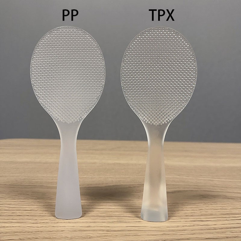 ملعقة الأرز من مادة TPX غير اللاصقة - مجرفة أرز بتصميم شفاف للمطبخ المنزلي والمطاعم والمقاهي - Image 3