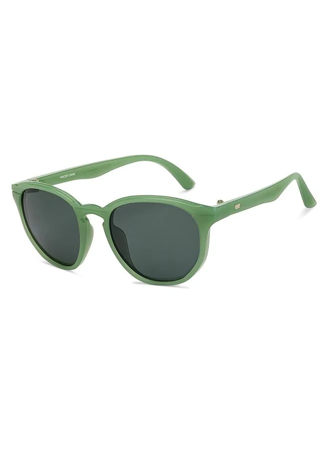 VINCENT CHASE Full Rim Round Style Cast (TR90) Polarized UV Protected Sunglasses VC S15213