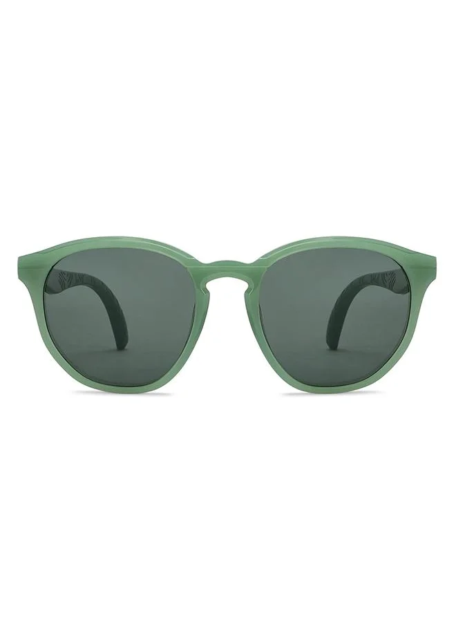 VINCENT CHASE Full Rim Round Style Cast (TR90) Polarized UV Protected Sunglasses VC S15213