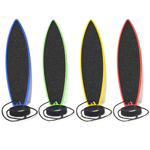 ACEGENIU 4 Pack Finger Surfboard for Car Ride 14 x 45 Pro Air Fingerboard Fun Keepsake Toy Gifts for Teens Ideal Birthday Travel Stocking Stuffers - Image 1