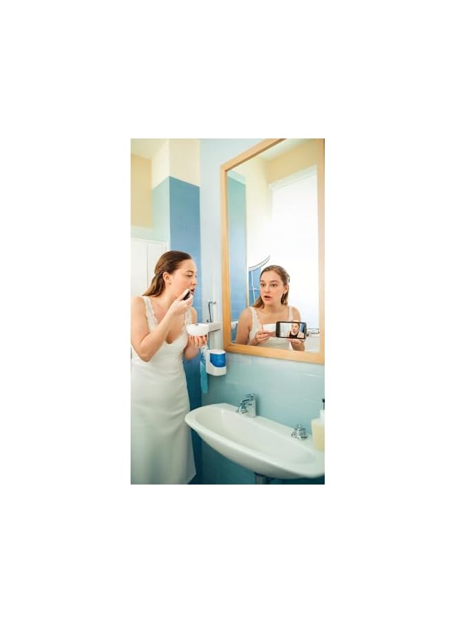 Green Tiger Silicone Suction Phone Case Mount - Hands-Free Accessory for Selfies & Videos, Wall & Phone Adhesive Gripper Stickers (White) - Image 5