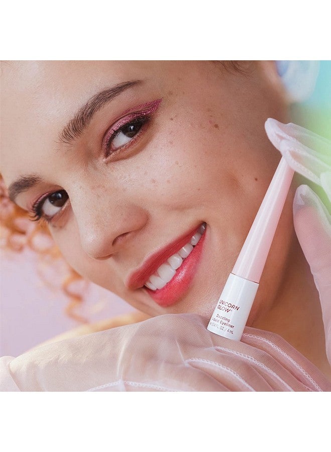 يونيكورن جلو محدد عيون سائل مبهر من يونيكورن جلو [01 خريف] أحمر عنابي، فائق النحافة، سريع الجفاف - تركيبة تدوم طويلًا، ألوان زاهية - خالٍ من القسوة، صنع في كوريا، 0.14 أونصة سائلة / 4 مل - Image 5