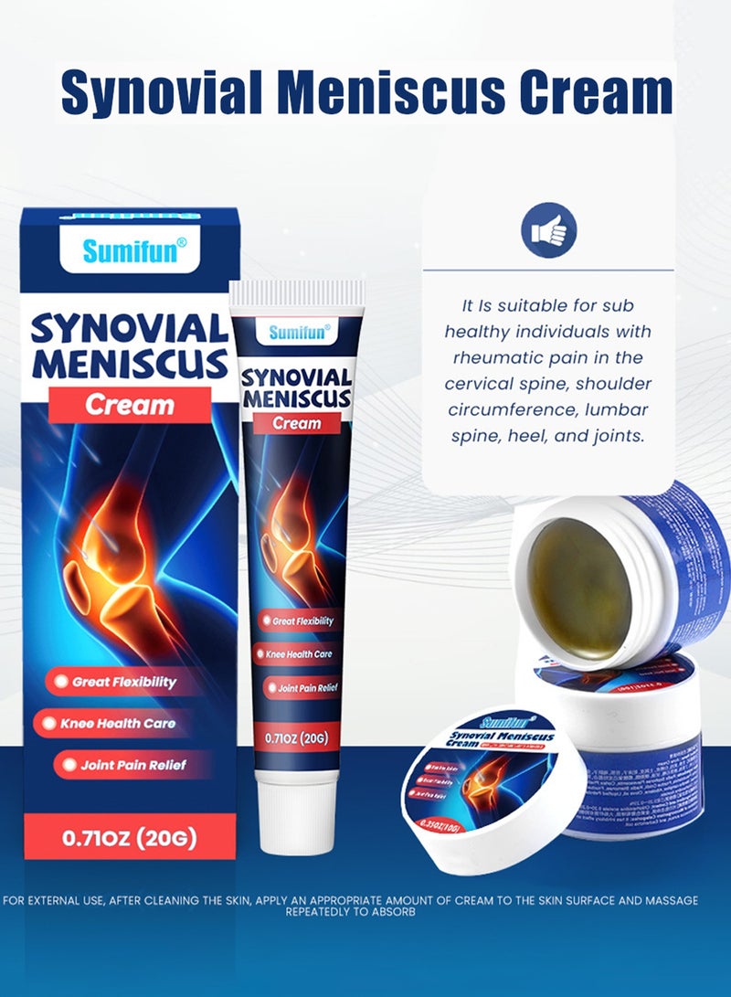 سوميفون 20 جرام * 2 (قطعتان) كريم الغضروف المفصلي الزليلي كريم لتخفيف آلام المفاصل كريم عشبي للعناية بالركبة - Image 4