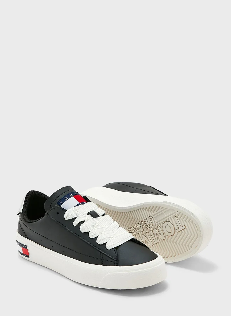 TOMMY JEANS Vulcanized Lace Up Sneakers