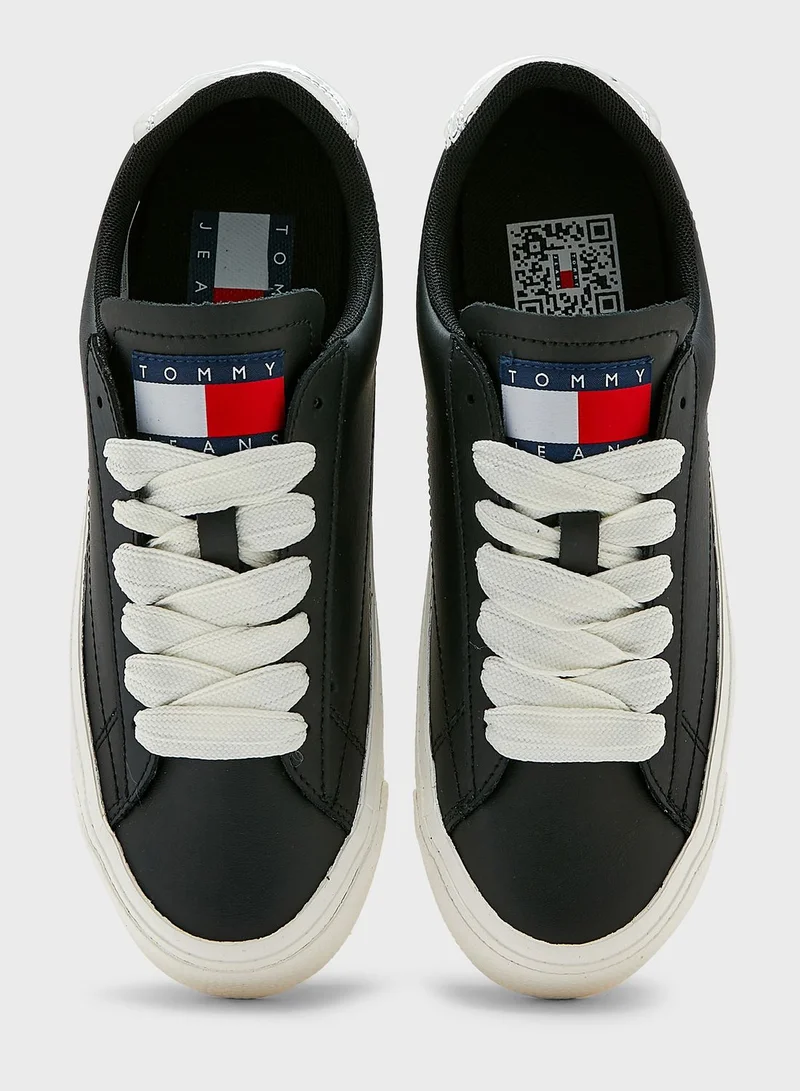 TOMMY JEANS Vulcanized Lace Up Sneakers