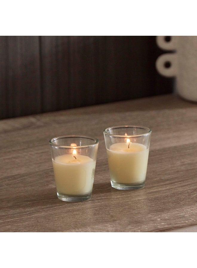 هوم بوكس مجموعة شموع لونا المكونة من قطعتين بحجم 3.3 × 5.3 × 3.3 سم - Image 2