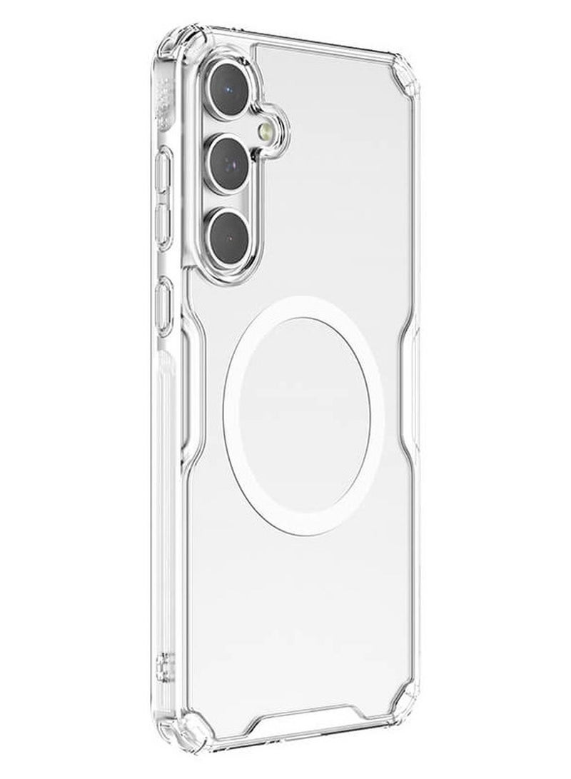 Nillkin nature series tpu cover Compatible with MagSafe for Samsung Galaxy A55 - Clear - Image 1