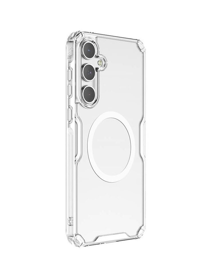 Nillkin nature series tpu cover Compatible with MagSafe for Samsung Galaxy A55 - Clear - Image 1