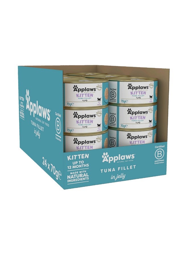 آبلاوس طعام قطط رطب بنكهة التونة 70 جرام عبوة من 24 قطعة - Image 1