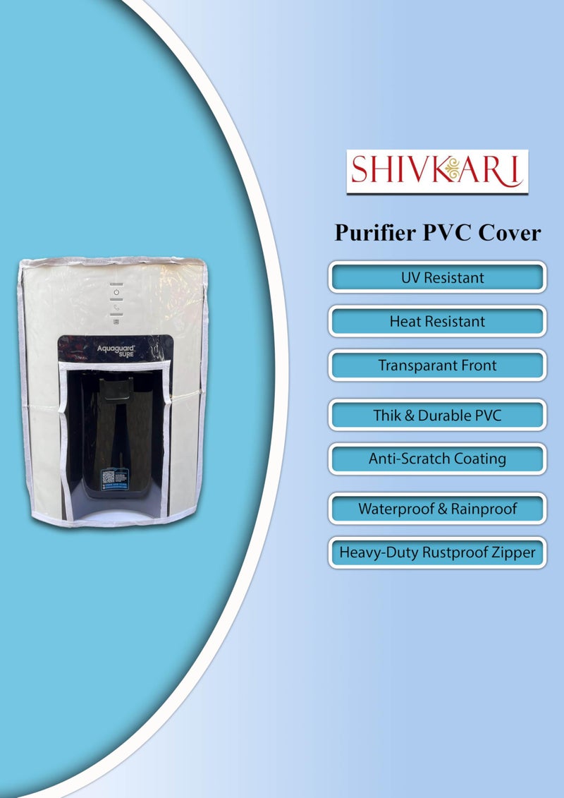 Shivkari Body Protective Cover for Eureka Forbes Aquaguard Sure Champ Mineral RO+MF Alkaline Water Purifier, RO+MF Model Waterproof & Dustproof - Image 3