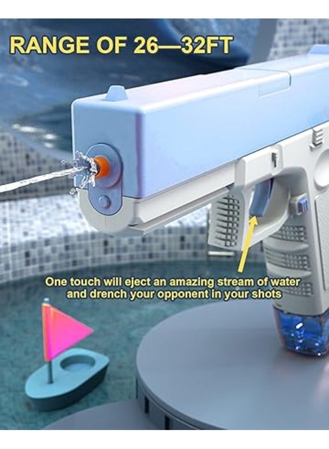 Electric Water Toy Gun, Automatic Glock Water Gun For Kids And Adults, Beach And Pool Water Gun For Summer Play, Automatic Squirt Gun  - Image 3