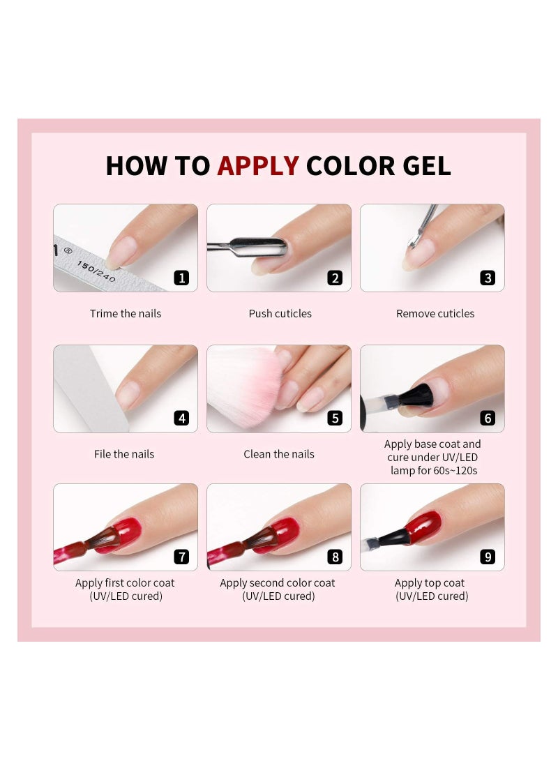 ريمي بيلا طلاء أظافر جل يدوم طويلاً مقاوم للتشقق يتطلب التجفيف تحت مصباح ليد بالأشعة فوق البنفسجية 11 مل (ليلاك) - Image 3