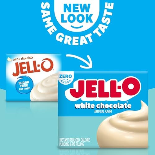 Jell-o Sugar-free Instant Pudding & Pie Filling, White Chocolate,1 Ounce (Pack of 4) - Image 4