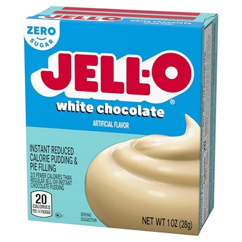 Jell-o Sugar-free Instant Pudding & Pie Filling, White Chocolate,1 Ounce (Pack of 4) - Image 3