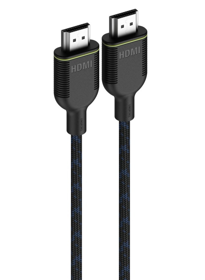 UNISYNK HDMI to HDMI Cable - 1.5 Meter High-Speed HDMI 2.0 Cable, 4K Ultra HD, Ethernet, Audio Return Channel, Compatible with HDTV, Projector, Monitor, PlayStation, Xbox, Roku, Apple TV, Black - Image 1