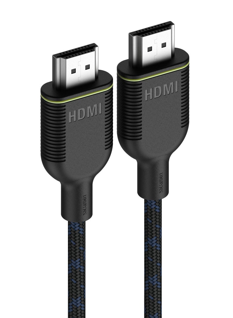 UNISYNK HDMI to HDMI Cable - 1.5 Meter High-Speed HDMI 2.0 Cable, 4K Ultra HD, Ethernet, Audio Return Channel, Compatible with HDTV, Projector, Monitor, PlayStation, Xbox, Roku, Apple TV, Black - Image 2