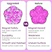 DYRDM Magnetic Fidget Sphere 12 PCS 200 Combinations with Magnet Blocks Magnetic Fidget Toys Sensory Balls Desk Toys for Adults Teens 14 Stress Relief Gift Stocking Stuffers Purple - Image 4
