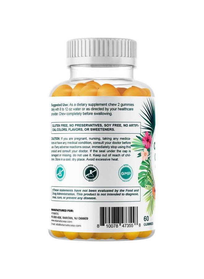 Vitamatic ج gummies كولاجين مائي هيدروليز مع فيتامين C والزنك والبيوتين، 200 ملغ - دعم صحي للبشرة - 60 ج gummy - Image 5