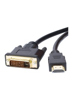 ماركة غير محددة كابل محول HDMI ذكر الى DVI D سوكت 24+1 دبوس ويدعم شاشات بتقنية FHD بدقة 1080 بيكسل 1.5 متر لشاشة عرض حاسوب و تلفزيون جهاز العرض  - Image 3