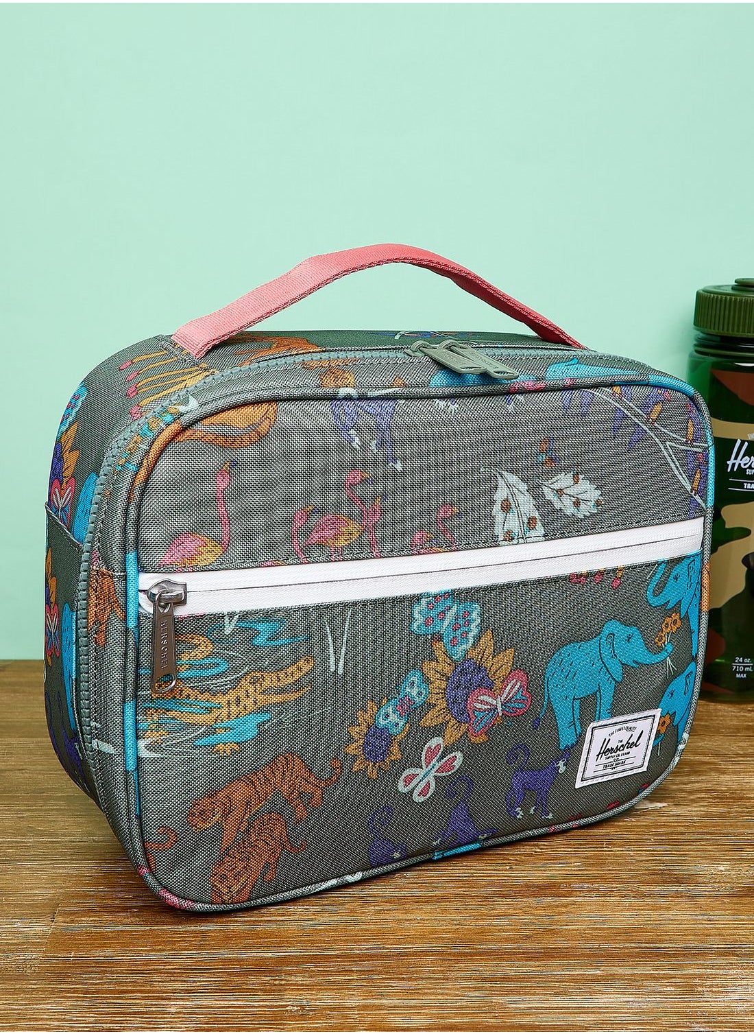 Herschel Pop Quiz Lunch Box Green