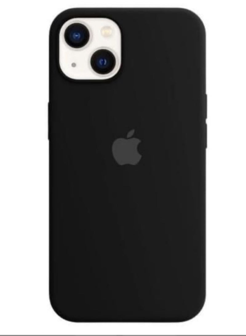 Silicone Case for iPhone 15/14 – Soft-Touch Shockproof Slim Protective Cover with Soft Inner Lining, Camera Protection & Anti-Slip Grip -Black - Image 1