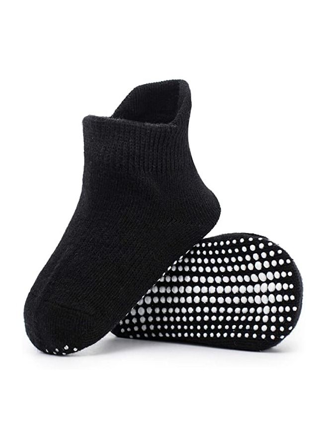 6-Pair Baby Non Slip Cotton Toddler Ankle Socks For Baby Toddler Kids Under 1 Year Old  - Image 3