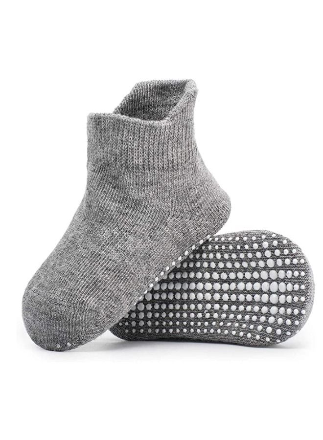 6-Pair Baby Non Slip Cotton Toddler Ankle Socks For Baby Toddler Kids Under 1 Year Old  - Image 4