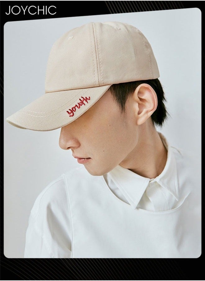 NIBEMINENT Women Men Korean Version Versatile Baseball Cap Spring Autumn Smile Design Adjustable Sun Protection Hat Suitable for Daily Outdoor Sports  - Image 1