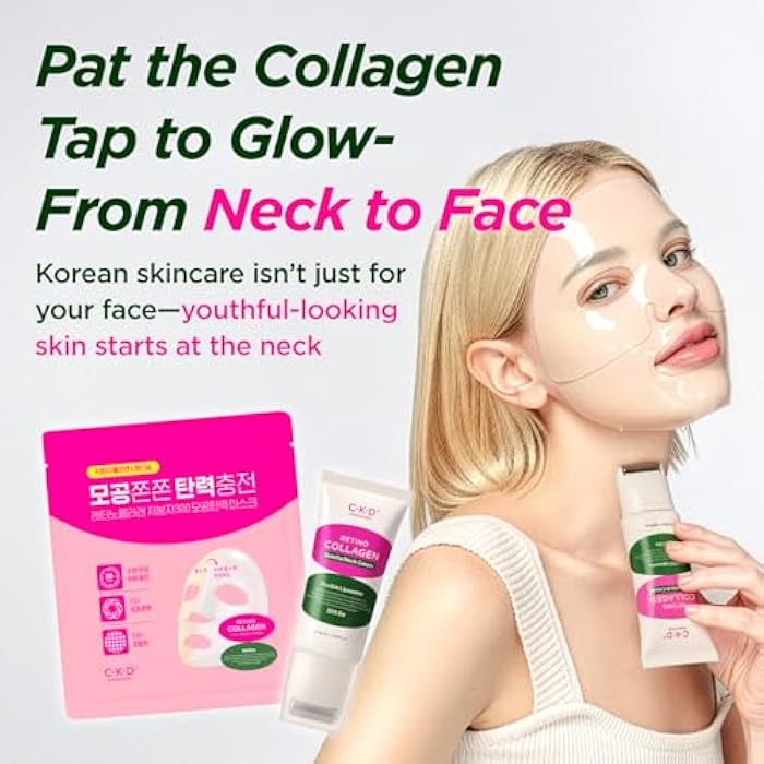 CKD Guaranteed CKD Retino Collagen Gua Sha Neck Cream - Firming Cream for Neck and Jawline Tightening, Lifting, and Wrinkle Reduction with Stainless Steel Roller. Korean Skin Care,1.69 fl oz. - Image 5