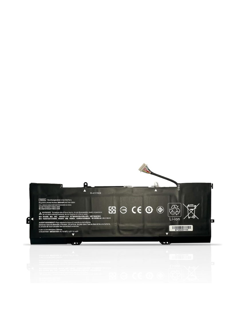 Terabyte YB06XL HSTNN-DB8H 928427-271 YBO6XL YB06084XL TPN-Q200 926372-855 Replacement Laptop Battery for HP Spectre X360 15-CH 15-CH002TX 15-CH01 3TX 201 8 Series (11.55V 84.08Wh) - Image 1