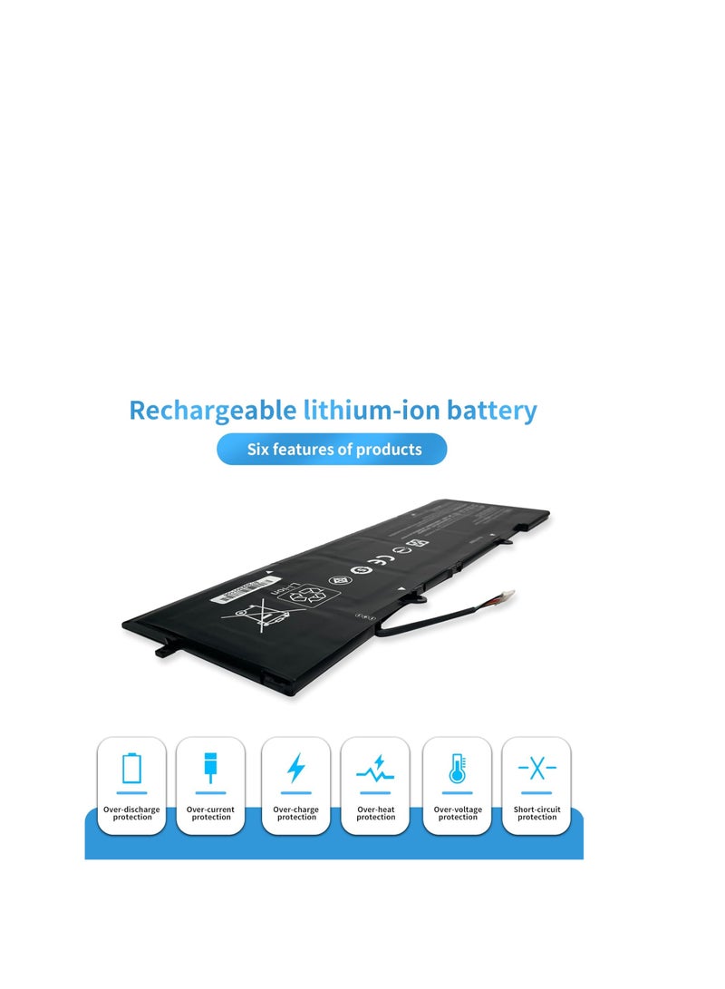 Terabyte YB06XL HSTNN-DB8H 928427-271 YBO6XL YB06084XL TPN-Q200 926372-855 Replacement Laptop Battery for HP Spectre X360 15-CH 15-CH002TX 15-CH01 3TX 201 8 Series (11.55V 84.08Wh) - Image 4