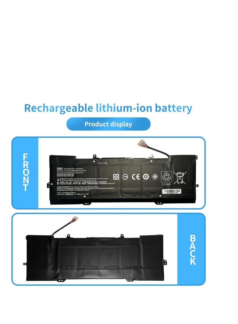 Terabyte YB06XL HSTNN-DB8H 928427-271 YBO6XL YB06084XL TPN-Q200 926372-855 Replacement Laptop Battery for HP Spectre X360 15-CH 15-CH002TX 15-CH01 3TX 201 8 Series (11.55V 84.08Wh) - Image 5