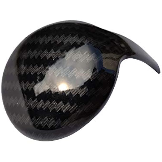 ريحني رويهي 1 قطعة من ألياف الكربون بلون داخلي مقبض ناقل الحركة وغطاء ديكور الزينة مناسب لتويوتا راف4 كورولا فيوس 20142018 كامري ياريس 20122017 - Image 5