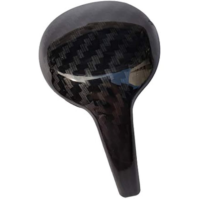 ريحني رويهي 1 قطعة من ألياف الكربون بلون داخلي مقبض ناقل الحركة وغطاء ديكور الزينة مناسب لتويوتا راف4 كورولا فيوس 20142018 كامري ياريس 20122017 - Image 3