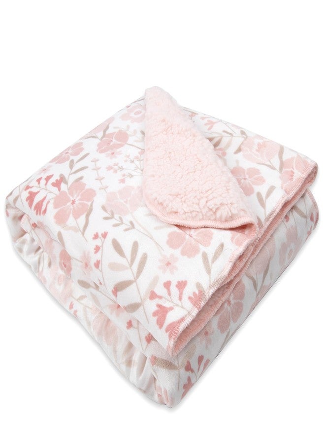 Baby Essentials Sherpa Fleece Baby Blanket 35x30 - Super Soft, Warm Reversible Baby Blankets for Newborns, Infants, Toddlers, and Nursery - Image 2