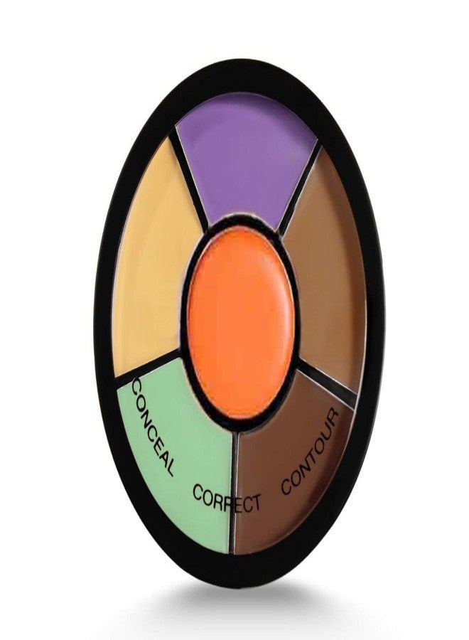Aasakt Pro Concealer Palette Waterproof Concealer With Full Coverage |Easily Blendable Concealer| 3 in 1 Palette- Conceal Corect & Contour | Crease Resistance |Long Lasting |Oil Control with Matte Finish | Toxic & Cruelty Free | Concealer 6-IN-1 Shades - Image 1