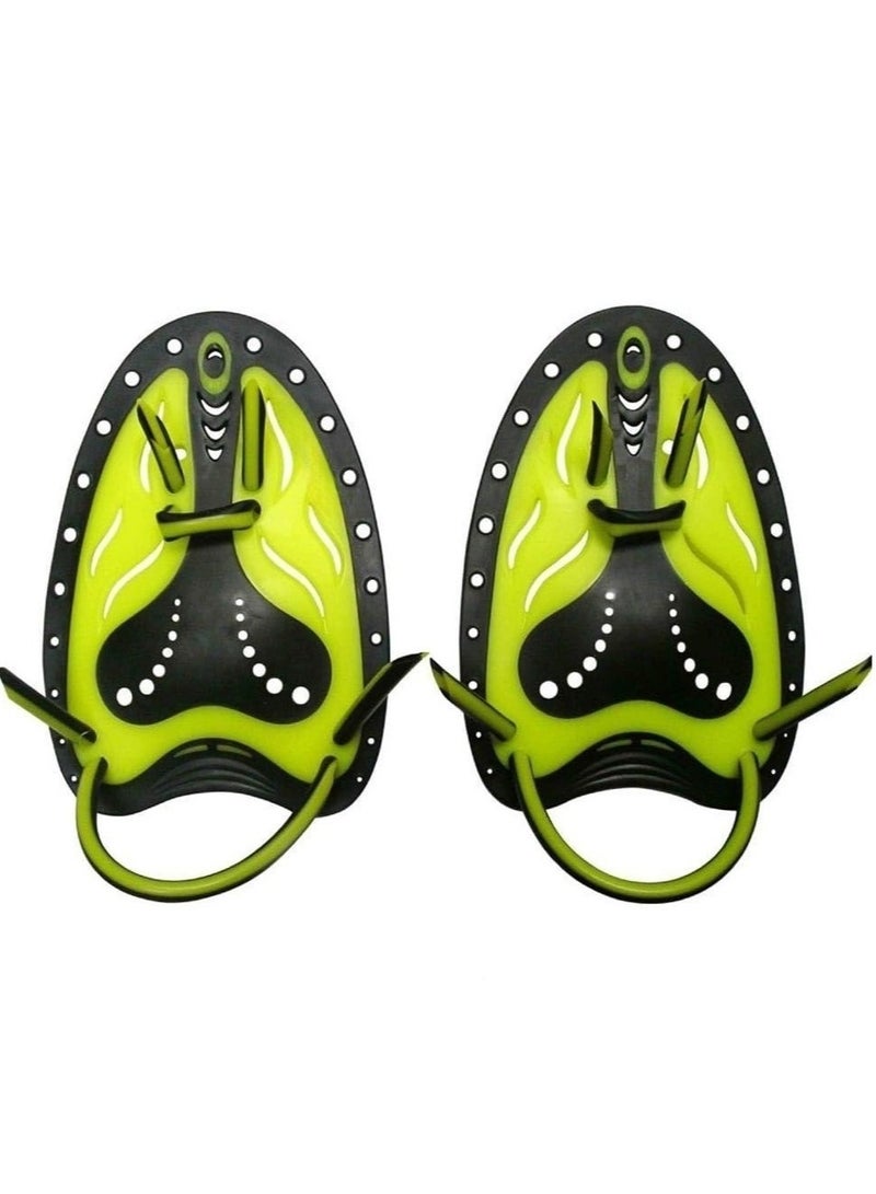 Cuken 1-Pair Adult Adjustable Silicone Hand Webbed Diving Gloves Fin Flipper Learn Train Gear Professional Swimming Paddle Frog Finger - Image 2