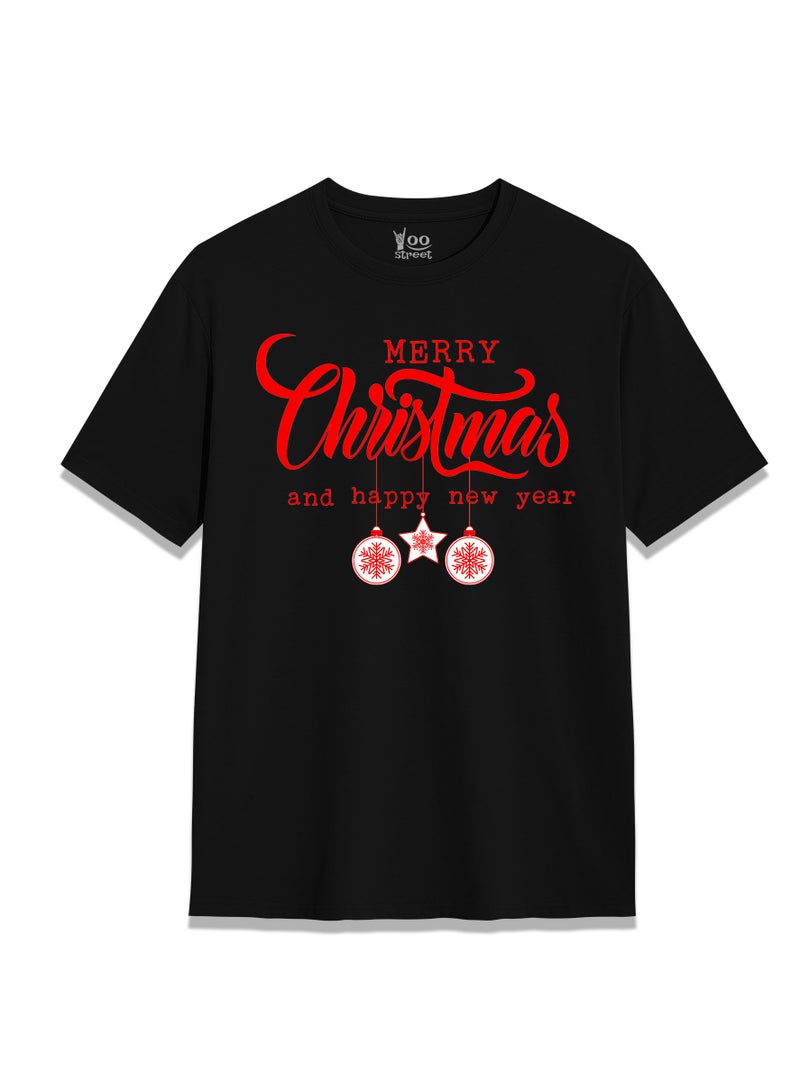 Yoo Street Merry Christmas & Happy New Year – Festive Holiday Season T-Shirt for Joyful Celebrations and Seasonal Cheer 